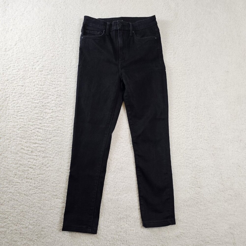 Joe's Jeans Women's Size 26 Ankle Matte Black Denim Dark Wash